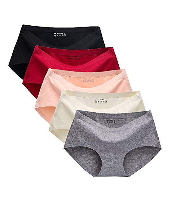 Women’s Cotton Seamless Hipster Panty (Pack of 2 Panty) Assorted Colors