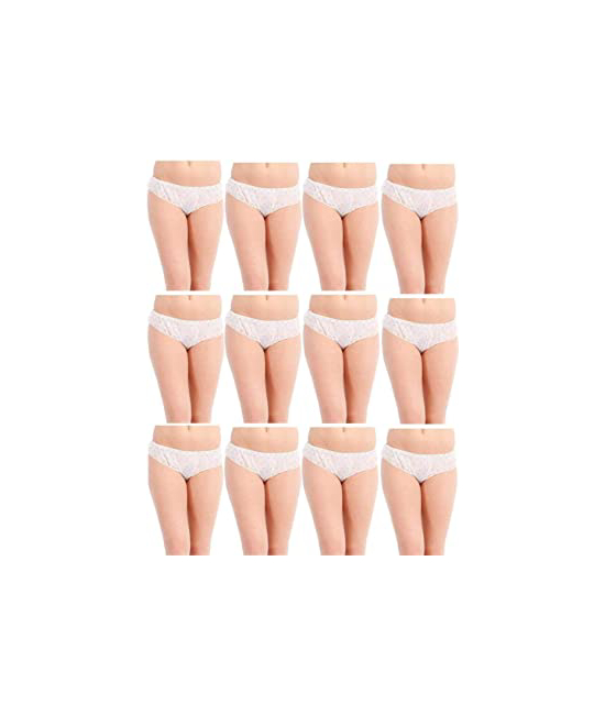 Women Cotton Disposable Maternity Panties for Travelling/Spa/Surgery/Periods(Pack of 12)