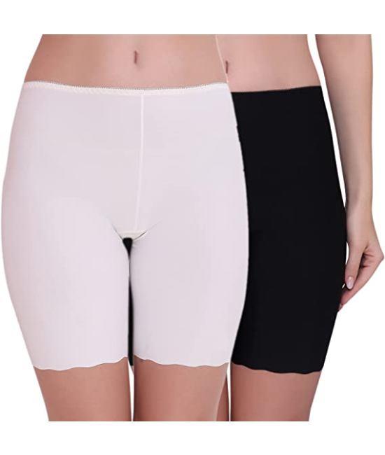 Women’s Seamless Ice Silk Slip Shorts/Cycling Shorts/Under Skirt Shorts